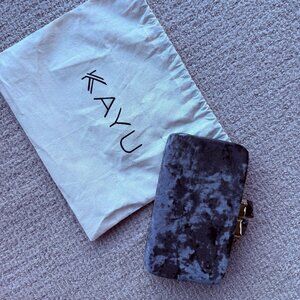 Kayu Margaux Velvet Shoulder Chain Clutch NWOT
